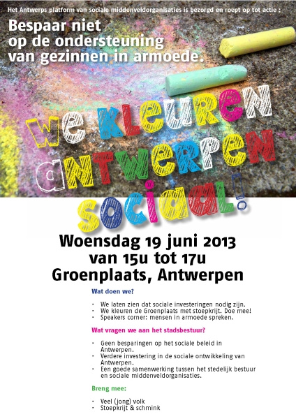 We kleuren Antwerpen sociaal