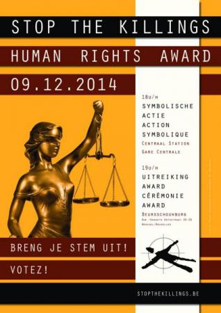 Wie krijgt van jou de Human Rights Award?