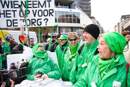LBC-NVK toont ongenoegen ongenoegen op nationale betoging in Brussel