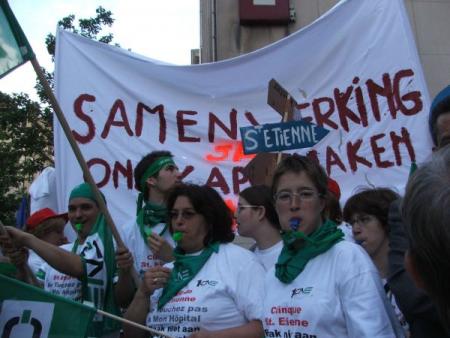 actie tegen opslorping saint-etienne