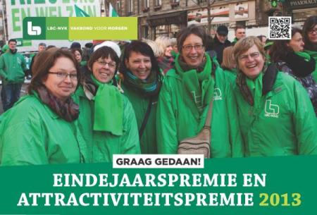 Eindejaarspremie en attractiviteitspremie 2013