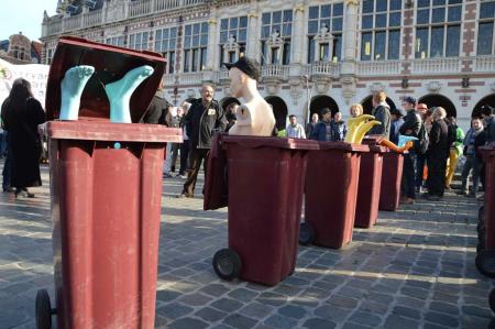 Protest tegen afbouw werkervaringsprojecten Wep+