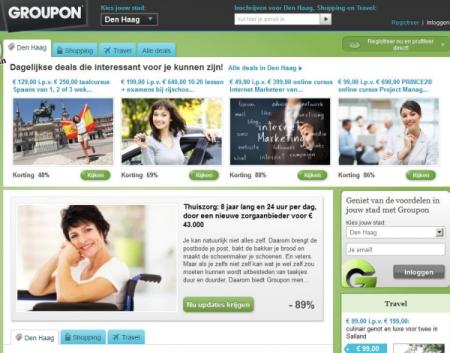 Bespaar 89% op thuiszorg dankzij Groupon